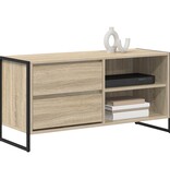 VidaXL TV-kast met lade Sonoma 100 x 36 x 49,5 cm Bewerkt hout