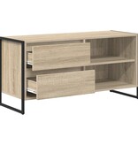 VidaXL TV-kast met lade Sonoma 100 x 36 x 49,5 cm Bewerkt hout