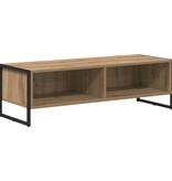 VidaXL TV-kast Ambachtelijk eiken 100 x 36.5 x 30.5 cm Bewerkt hout