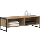 VidaXL TV-kast Ambachtelijk eiken 100 x 36.5 x 30.5 cm Bewerkt hout