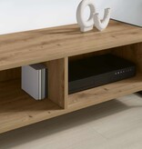 VidaXL TV-kast Ambachtelijk eiken 100 x 36.5 x 30.5 cm Bewerkt hout