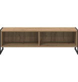 VidaXL TV-kast Ambachtelijk eiken 100 x 36.5 x 30.5 cm Bewerkt hout