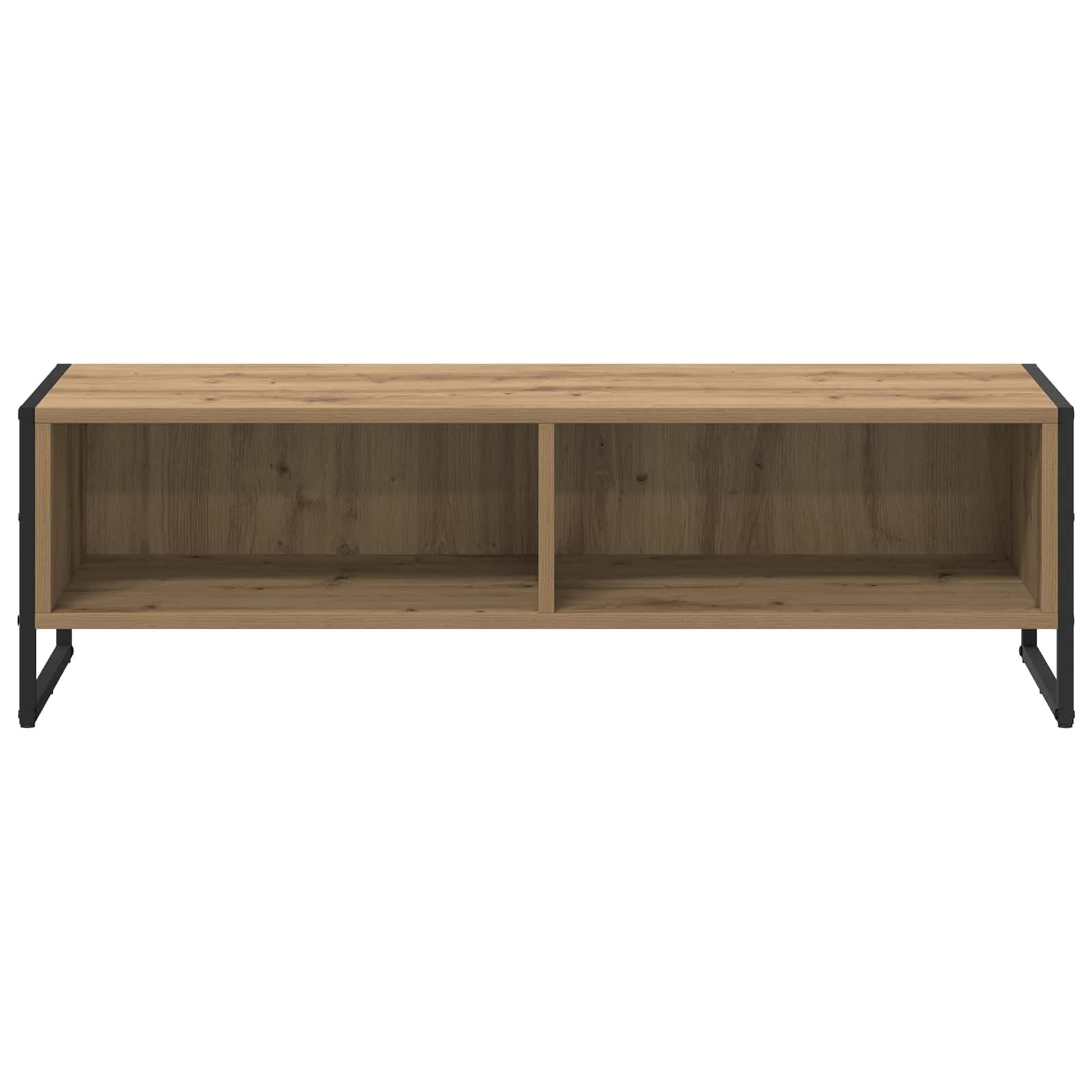VidaXL TV-kast Ambachtelijk eiken 100 x 36.5 x 30.5 cm Bewerkt hout