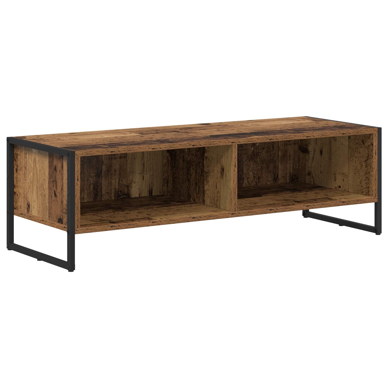 VidaXL TV-kast Oud Hout 100 x 36.5 x 30.5 cm Bewerkt hout