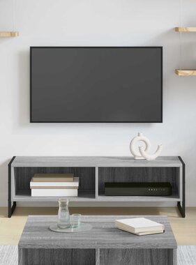 VidaXL TV-kast Grijs Sonoma 100 x 36.5 x 30.5 cm Bewerkt hout