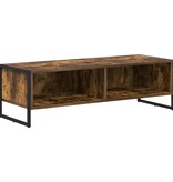 VidaXL TV-kast Rook Eik 100 x 36.5 x 30.5 cm Bewerkt hout