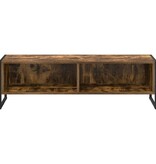 VidaXL TV-kast Rook Eik 100 x 36.5 x 30.5 cm Bewerkt hout