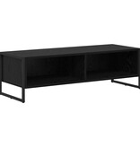 VidaXL TV-kast Zwart Eiken 100 x 36.5 x 30.5 cm Bewerkt hout