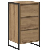 VidaXL Dressoir Ambachtelijk eiken 42 x 36 x 75.5 cm Bewerkt hout