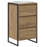 VidaXL Dressoir Ambachtelijk eiken 42 x 36 x 75.5 cm Bewerkt hout