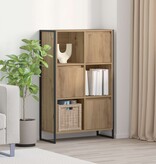 VidaXL Boekenkast Ambachtelijk eiken 68 x 30 x 108.5 cm Bewerkt hout