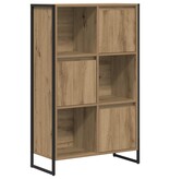 VidaXL Boekenkast Ambachtelijk eiken 68 x 30 x 108.5 cm Bewerkt hout