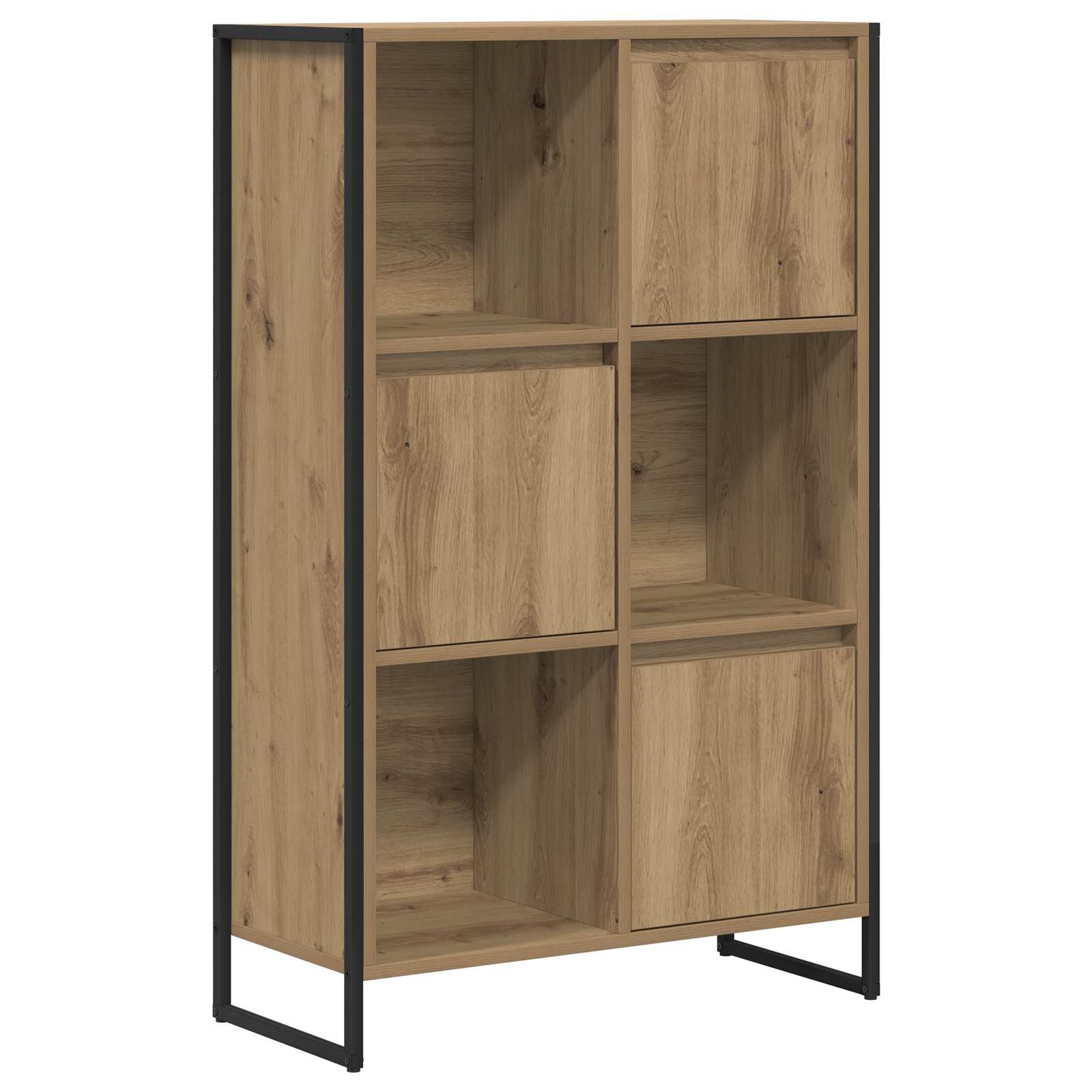 VidaXL Boekenkast Ambachtelijk eiken 68 x 30 x 108.5 cm Bewerkt hout