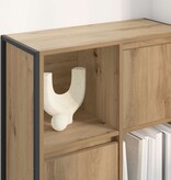 VidaXL Boekenkast Ambachtelijk eiken 68 x 30 x 108.5 cm Bewerkt hout