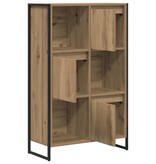 VidaXL Boekenkast Ambachtelijk eiken 68 x 30 x 108.5 cm Bewerkt hout