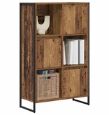 VidaXL Boekenkast Oud Hout 68 x 30 x 108.5 cm Bewerkt hout