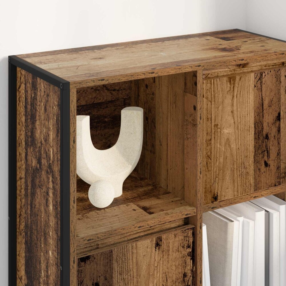 VidaXL Boekenkast Oud Hout 68 x 30 x 108.5 cm Bewerkt hout