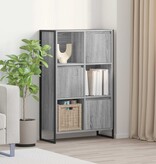 VidaXL Boekenkast Grijs Sonoma 68 x 30 x 108.5 cm Bewerkt hout
