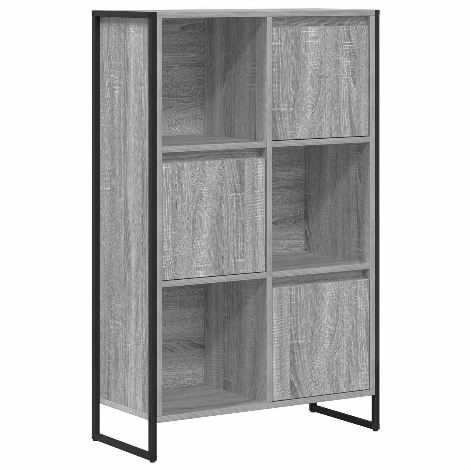 VidaXL Boekenkast Grijs Sonoma 68 x 30 x 108.5 cm Bewerkt hout