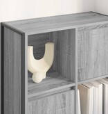 VidaXL Boekenkast Grijs Sonoma 68 x 30 x 108.5 cm Bewerkt hout