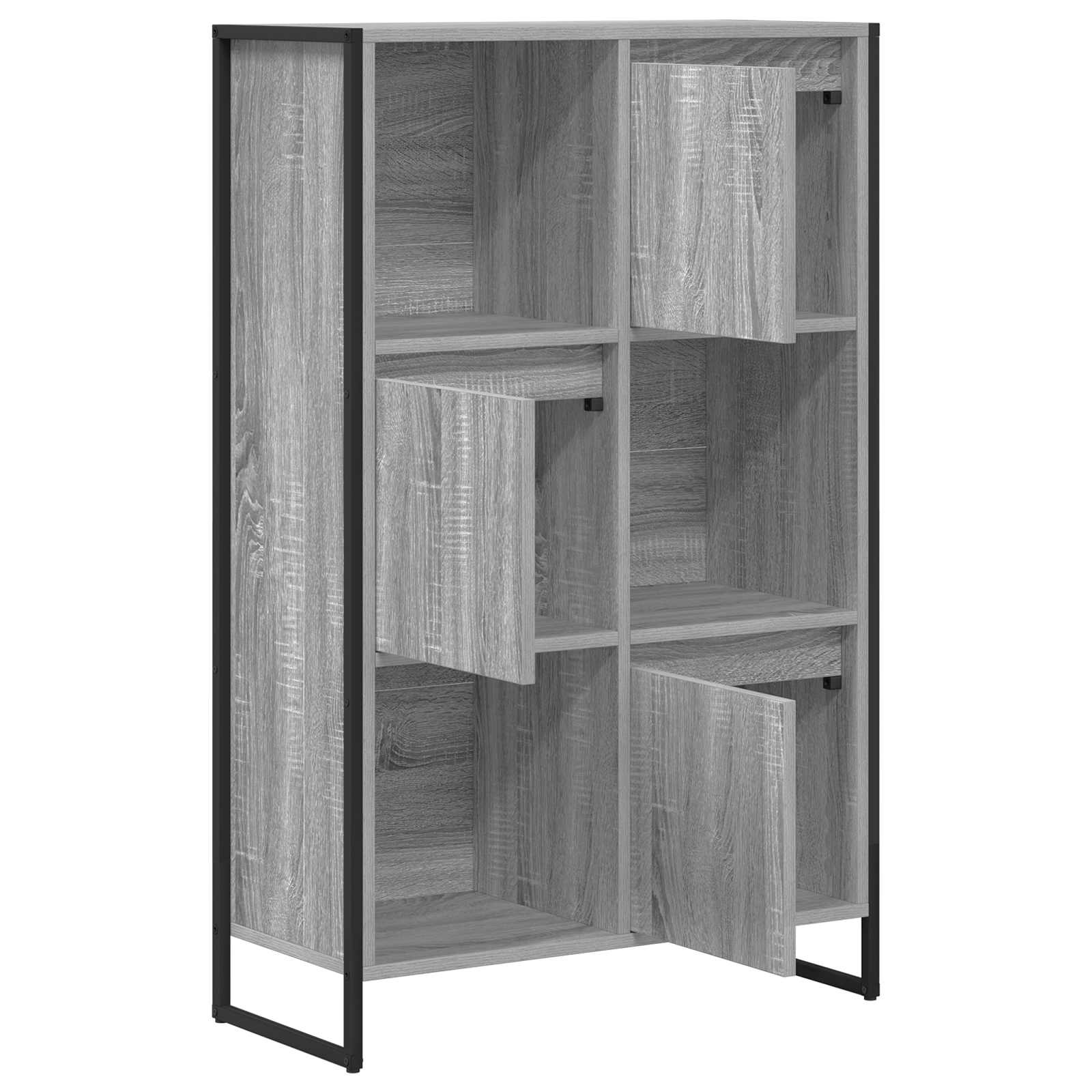 VidaXL Boekenkast Grijs Sonoma 68 x 30 x 108.5 cm Bewerkt hout
