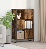 VidaXL Boekenkast Rook Eik 68 x 30 x 108.5 cm Bewerkt hout