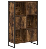 VidaXL Boekenkast Rook Eik 68 x 30 x 108.5 cm Bewerkt hout