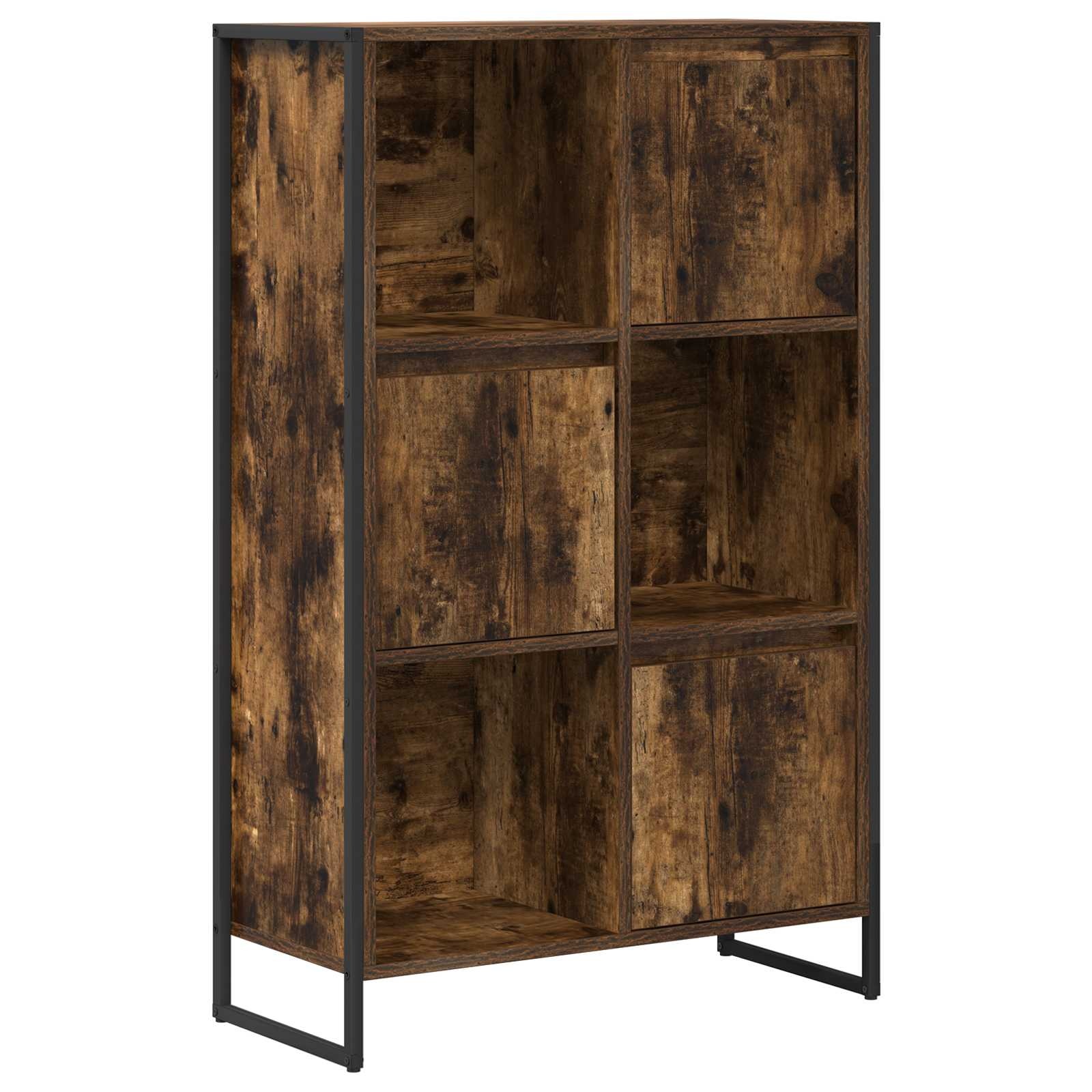 VidaXL Boekenkast Rook Eik 68 x 30 x 108.5 cm Bewerkt hout