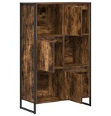 VidaXL Boekenkast Rook Eik 68 x 30 x 108.5 cm Bewerkt hout