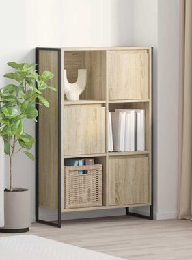 VidaXL Boekenkast Sonoma 68 x 30 x 108.5 cm Bewerkt hout