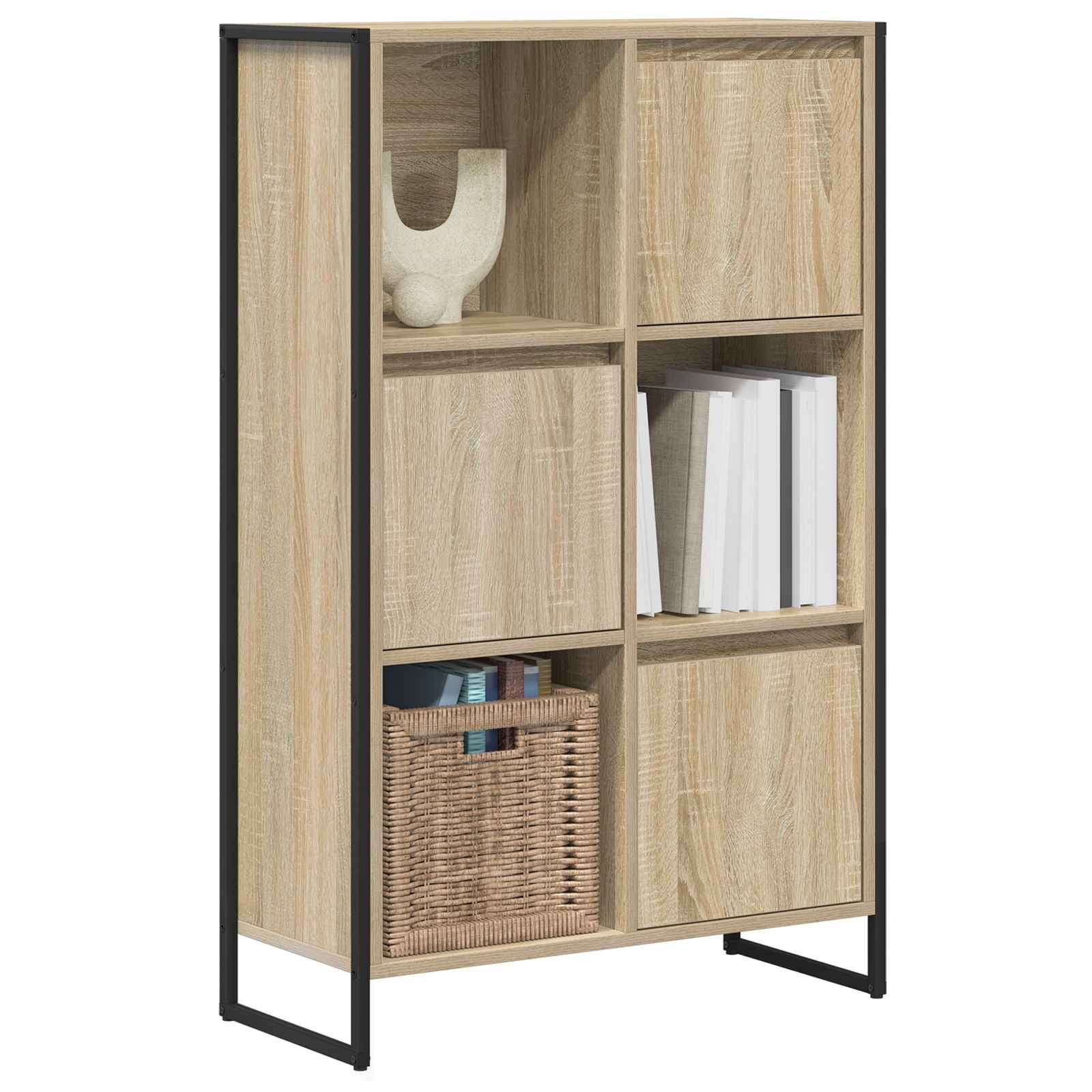 VidaXL Boekenkast Sonoma 68 x 30 x 108.5 cm Bewerkt hout