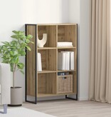 VidaXL Boekenkast Ambachtelijk eiken 99,5 x 30 x 108,5 cm Bewerkt hout