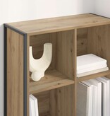 VidaXL Boekenkast Ambachtelijk eiken 99,5 x 30 x 108,5 cm Bewerkt hout