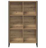 VidaXL Boekenkast Ambachtelijk eiken 99,5 x 30 x 108,5 cm Bewerkt hout