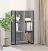 VidaXL Boekenkast Grijs Sonoma 99,5 x 30 x 108,5 cm Bewerkt hout