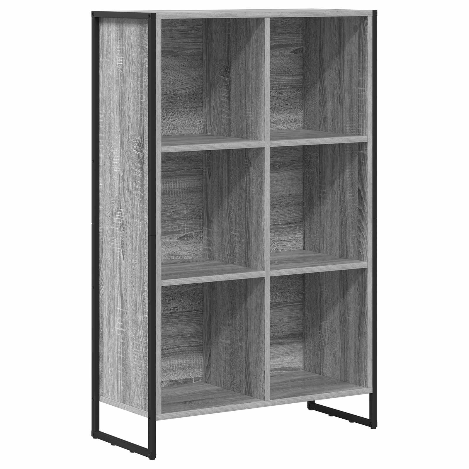 VidaXL Boekenkast Grijs Sonoma 99,5 x 30 x 108,5 cm Bewerkt hout