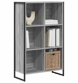 VidaXL Boekenkast Grijs Sonoma 99,5 x 30 x 108,5 cm Bewerkt hout