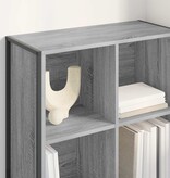 VidaXL Boekenkast Grijs Sonoma 99,5 x 30 x 108,5 cm Bewerkt hout
