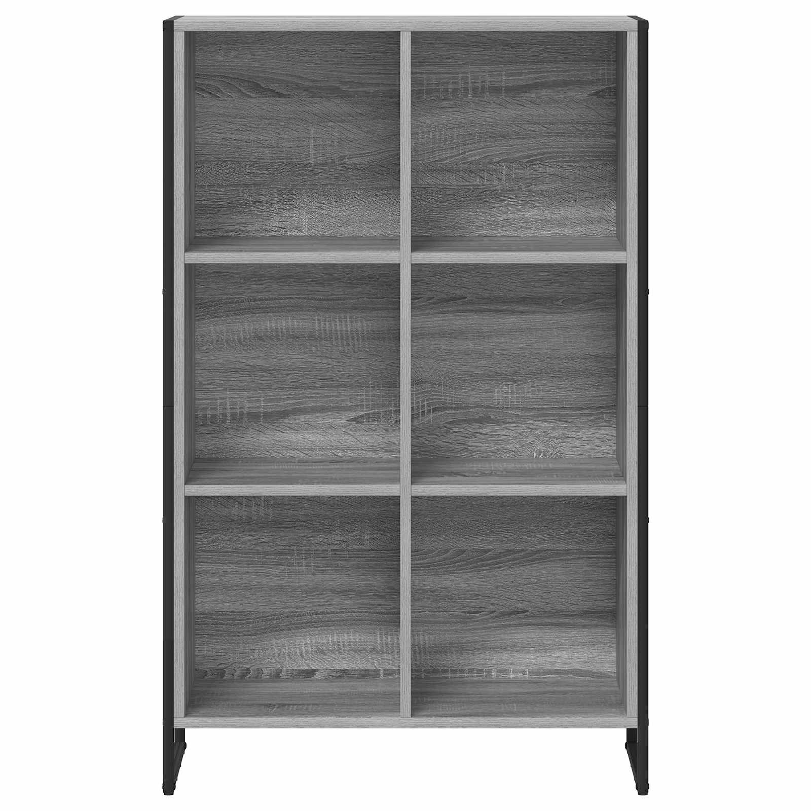 VidaXL Boekenkast Grijs Sonoma 99,5 x 30 x 108,5 cm Bewerkt hout