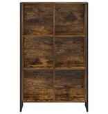 VidaXL Boekenkast Rook Eik 99,5 x 30 x 108,5 cm Bewerkt hout