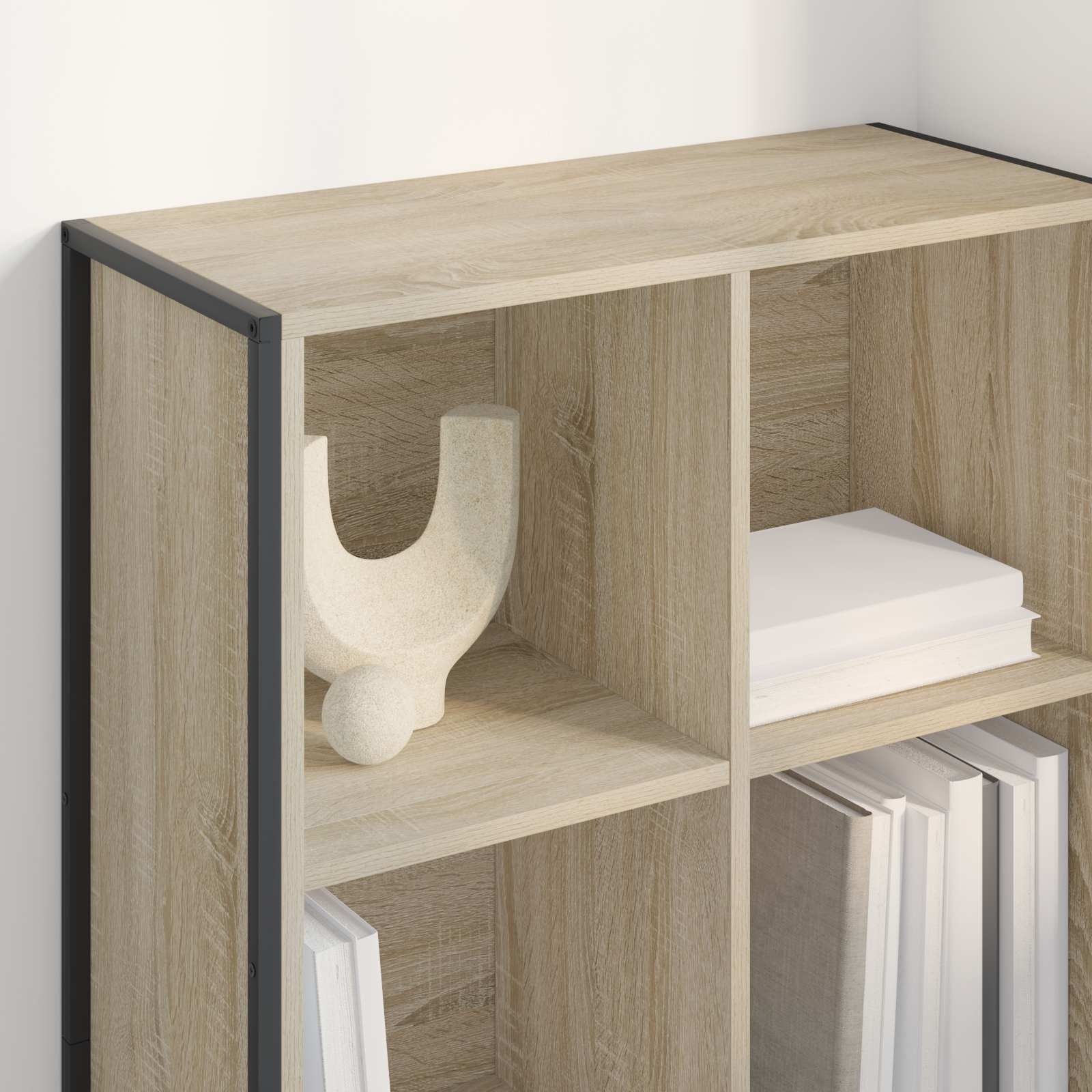 VidaXL Boekenkast Sonoma 99,5 x 30 x 108,5 cm Bewerkt hout