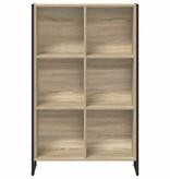 VidaXL Boekenkast Sonoma 99,5 x 30 x 108,5 cm Bewerkt hout