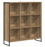 VidaXL Boekenkast Ambachtelijk eiken 99,5 x 30 x 108,5 cm Bewerkt hout