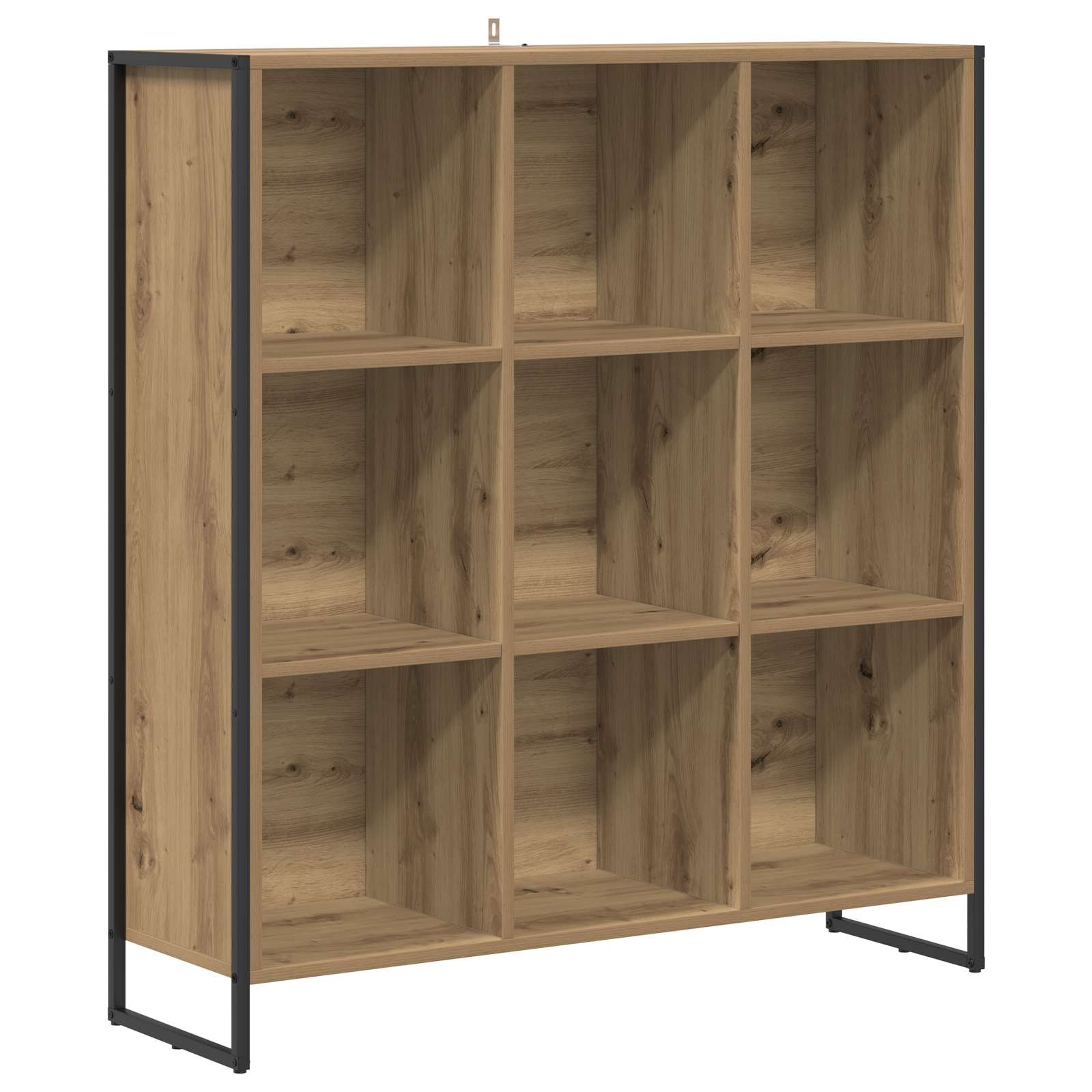 VidaXL Boekenkast Ambachtelijk eiken 99,5 x 30 x 108,5 cm Bewerkt hout