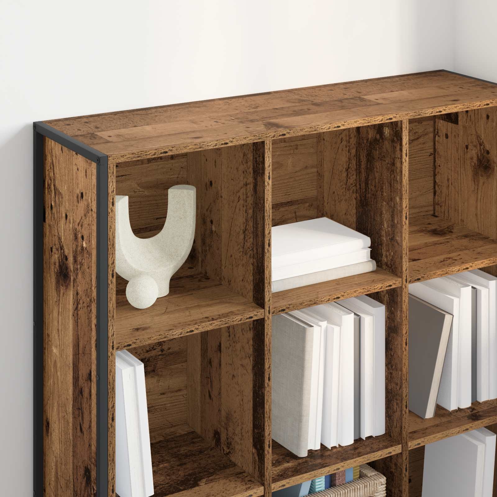 VidaXL Boekenkast Oud Hout 99,5 x 30 x 108,5 cm Bewerkt hout