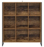 VidaXL Boekenkast Oud Hout 99,5 x 30 x 108,5 cm Bewerkt hout