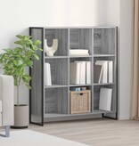 VidaXL Boekenkast Grijs Sonoma 99,5 x 30 x 108,5 cm Bewerkt hout