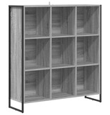 VidaXL Boekenkast Grijs Sonoma 99,5 x 30 x 108,5 cm Bewerkt hout