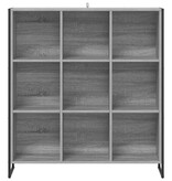 VidaXL Boekenkast Grijs Sonoma 99,5 x 30 x 108,5 cm Bewerkt hout