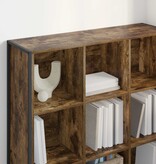 VidaXL Boekenkast Rook Eik 99,5 x 30 x 108,5 cm Bewerkt hout